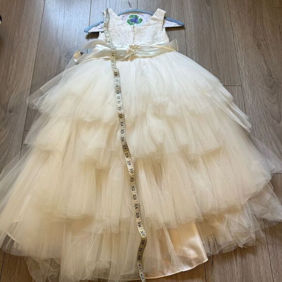 Lace Ball Gown Flower Girl Dresses Weddings First Communion Girls tip top kids - Picture 16 of 16